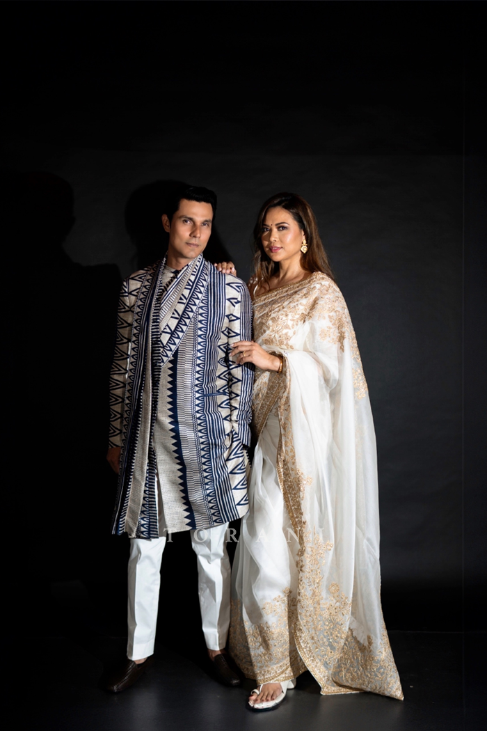 Lin Laishram In Our Gul-Bano Yashoda Saree Set