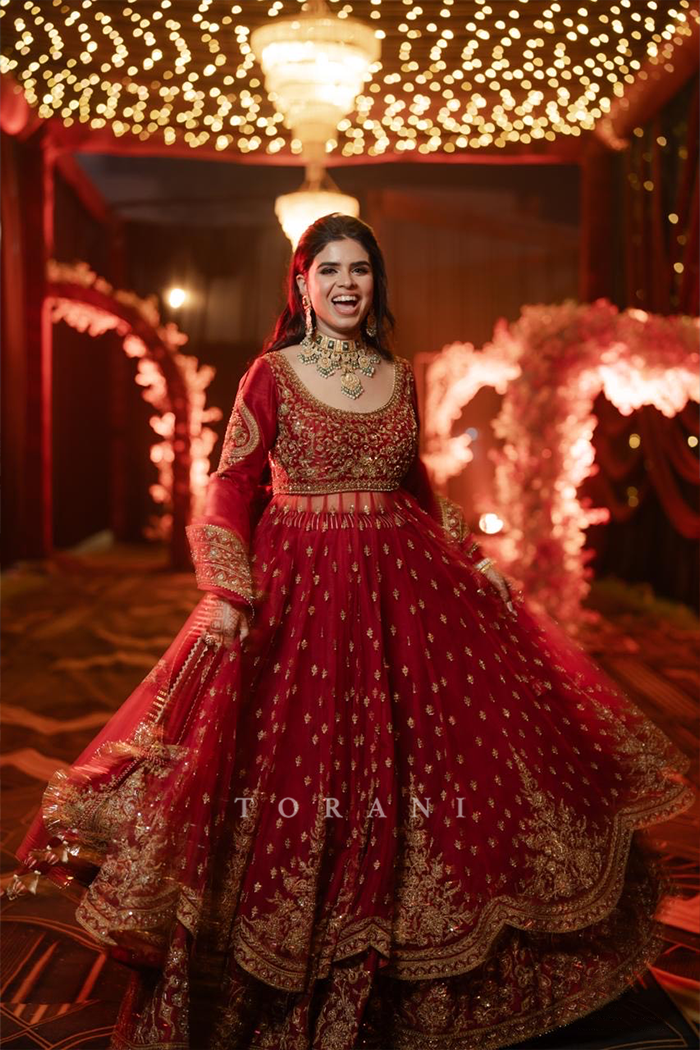 Mannat Malhi in our Shamse Raazi Nilofer Anarkali Set