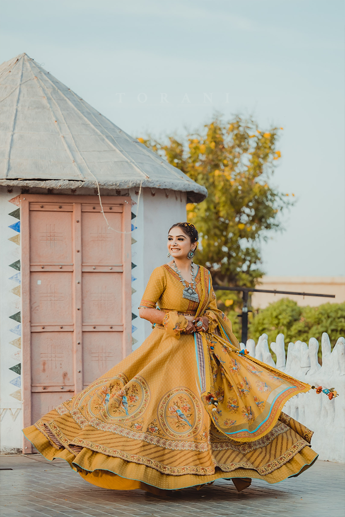 Srishti In Our Sunehra Padmini Lehenga Set