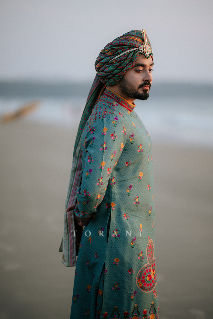 Aanchal Narang in our Dil Nawaz Mamun Kurta Set