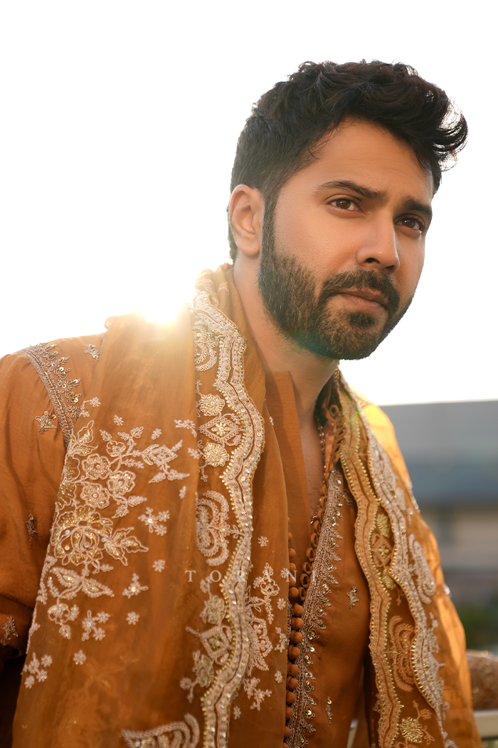 Varun Dhawan in our Mehre Arham Zara Kurta Set