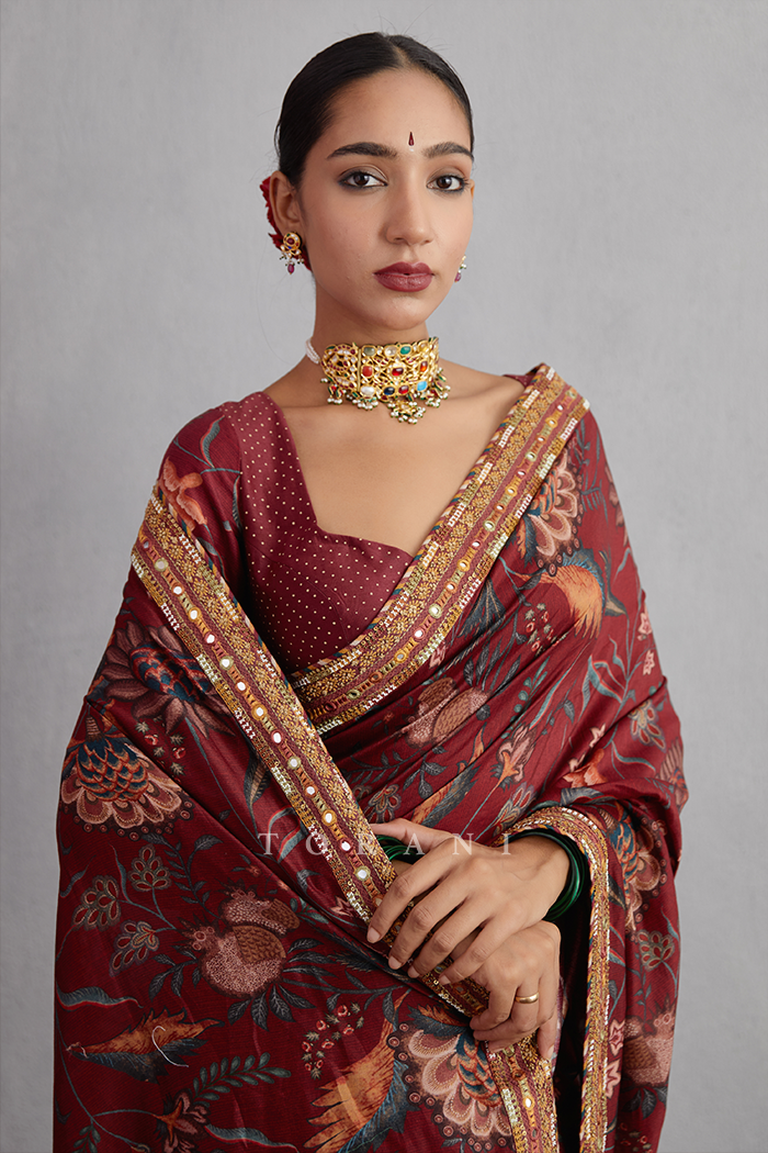 Sanobar Sheesha Revathi Saree