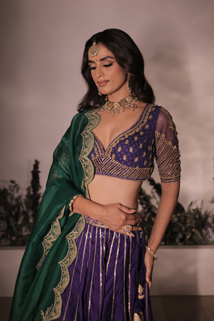 Aditi Mishra in our Aparajita Talat Lehenga Set