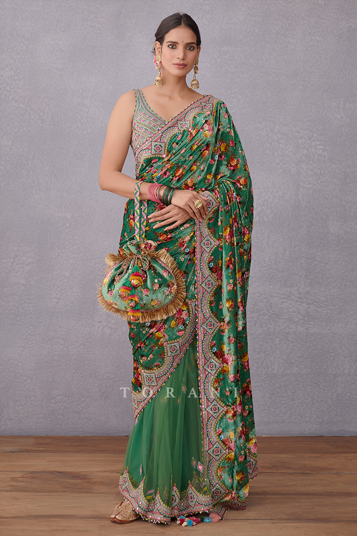 Panna Guldabri Saree