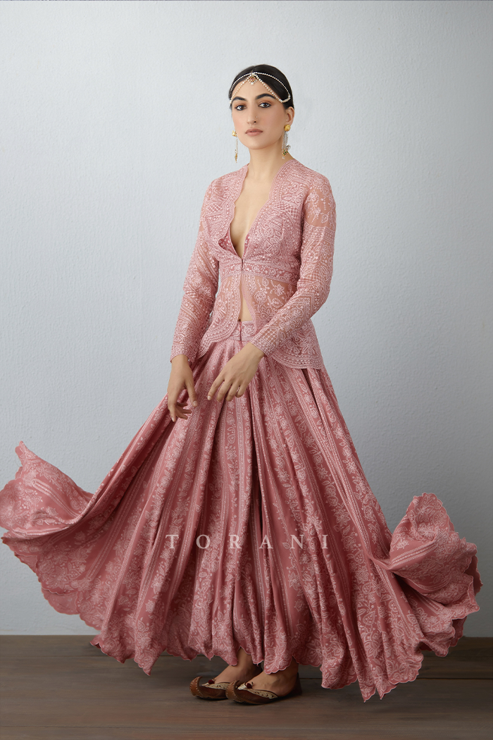 Gulbahar Hawai Jacket Set