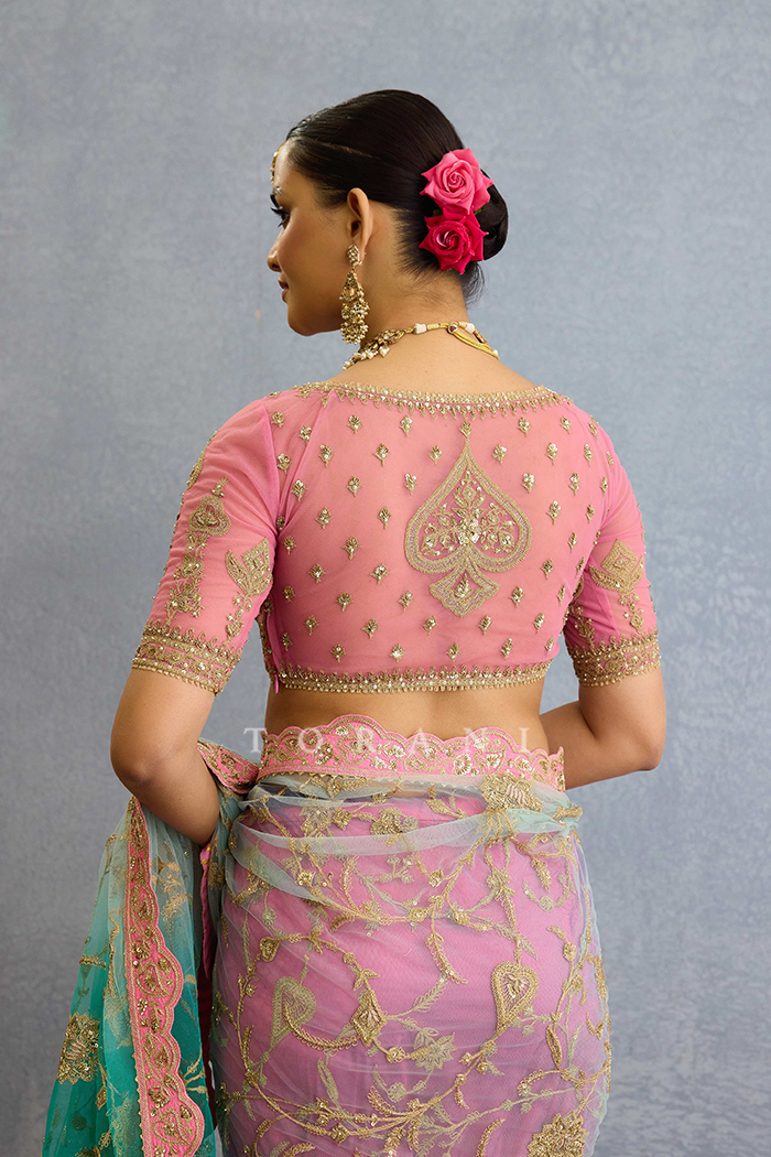 Sagar Poshaki Angia Saree