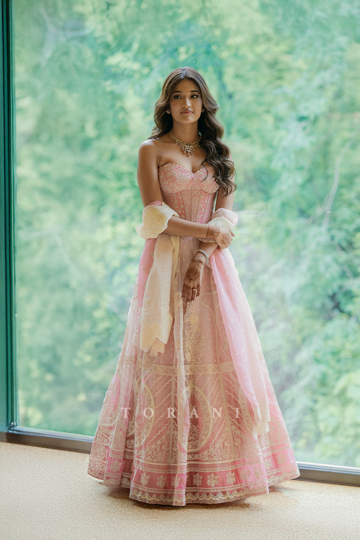 Shruti Bhargava in our Gulaban Ayra Lehenga Set