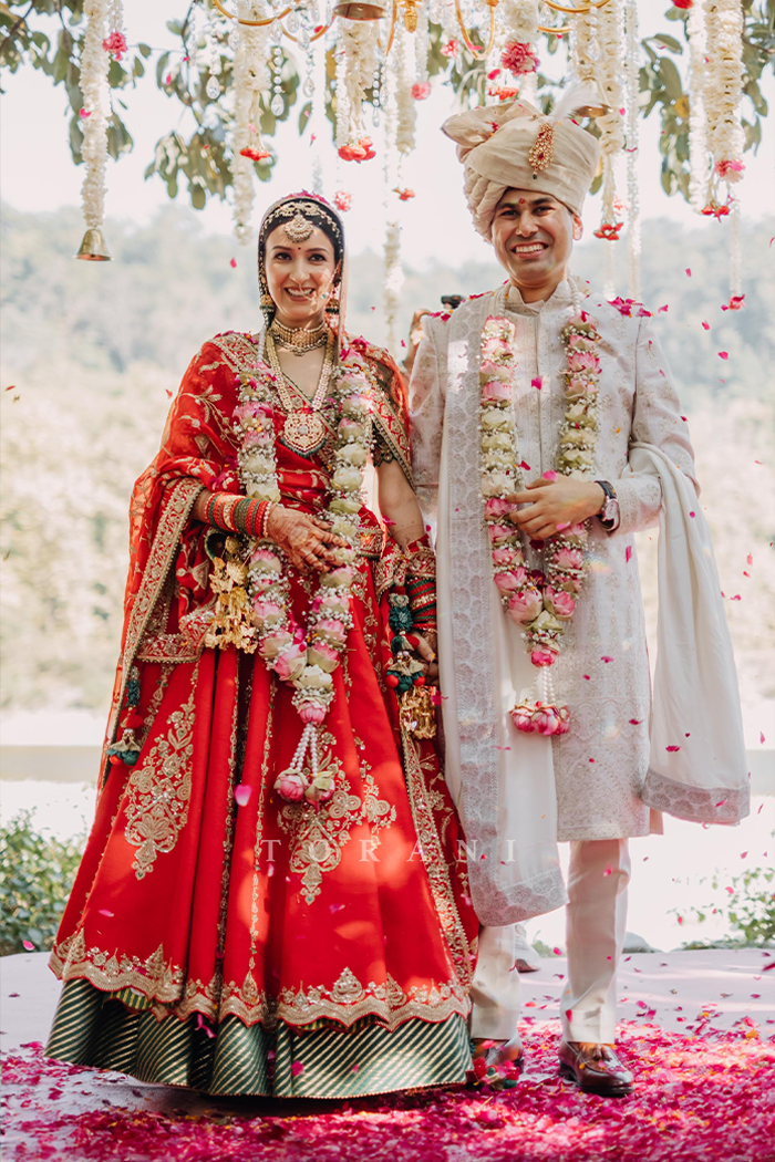 Shambhavi Dutta in our Custom Shamse Srisa Lehenga Set