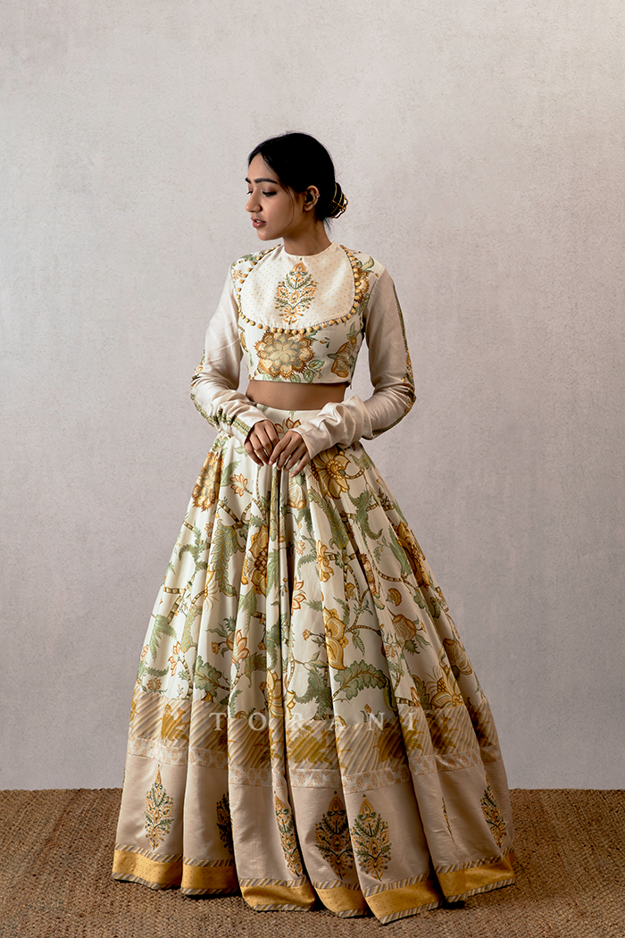 Sarson Cheent Aari Waraq Blouse