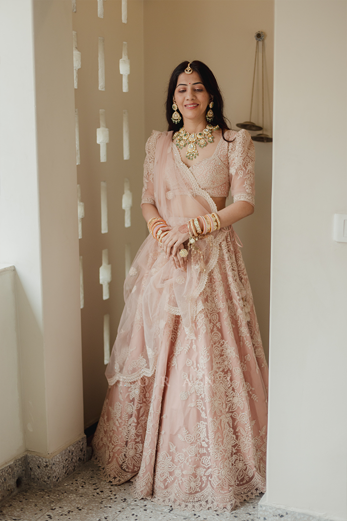 Shruti Bhatia In Our Custom Kaner Hansini Lehenga Set