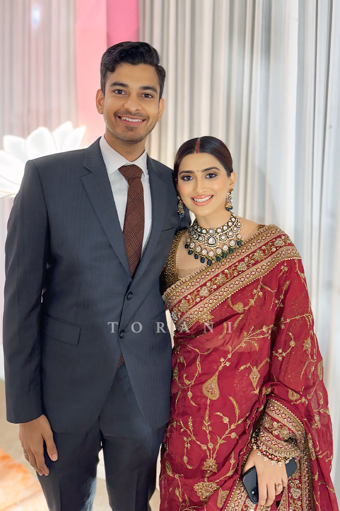 Aditi Singh In our Shamse Salwa Ilina Saree Set