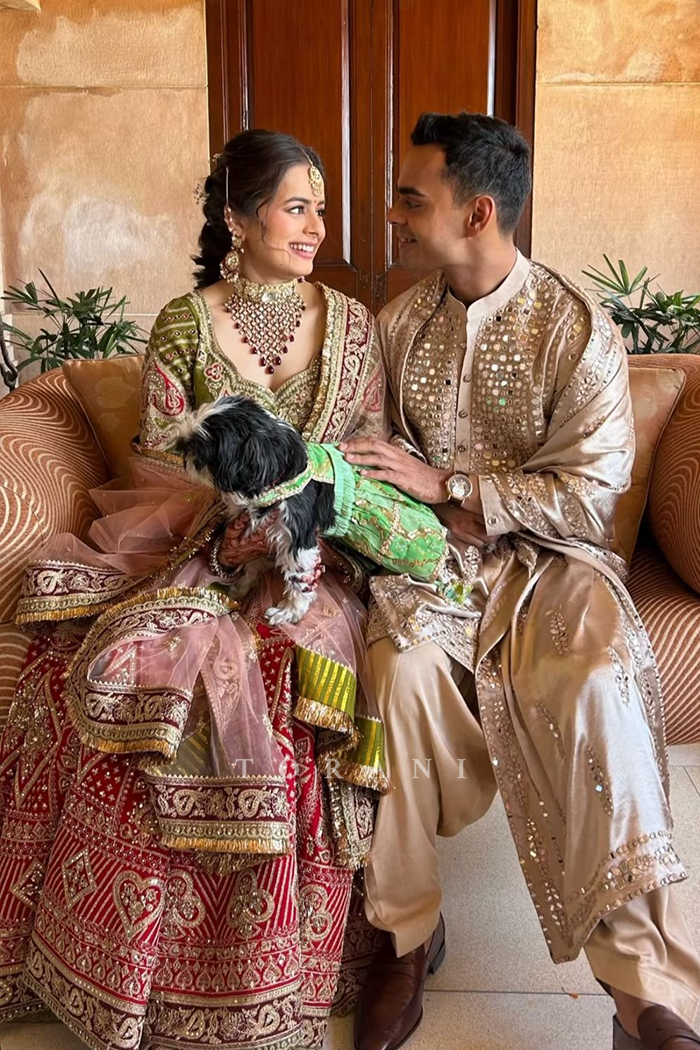 AMANAT BANSAL in our Kusumika Manmayi Gharara Set