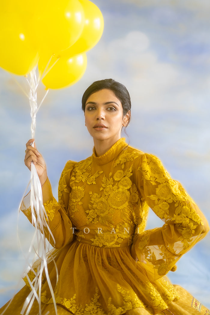 Shriya Pilgaonkar In Our Sunehra Poulami Lehenga Set