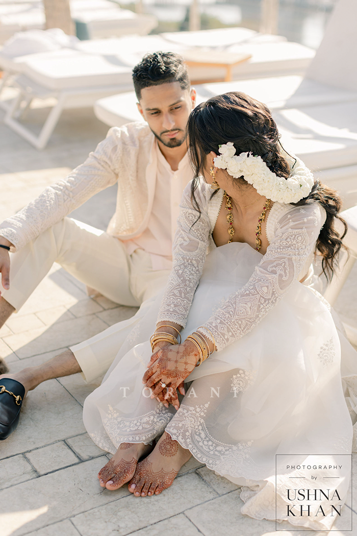 Hayley Sheth in our Swetah Yuvani Ramani Saree Set