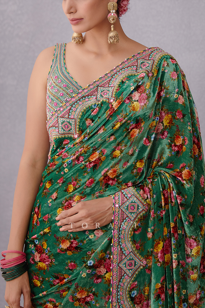 Panna Guldabri Saree