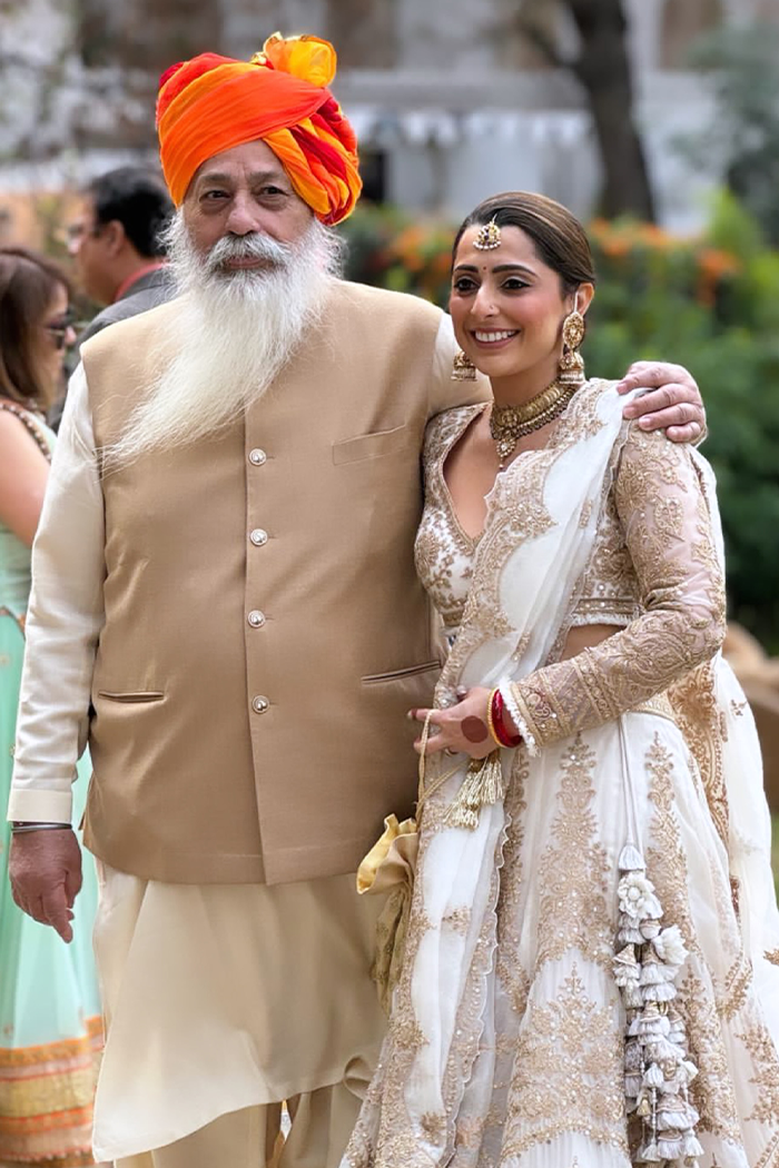 Bani in our Custom Gul Bano Meher Passa Lehenga Set