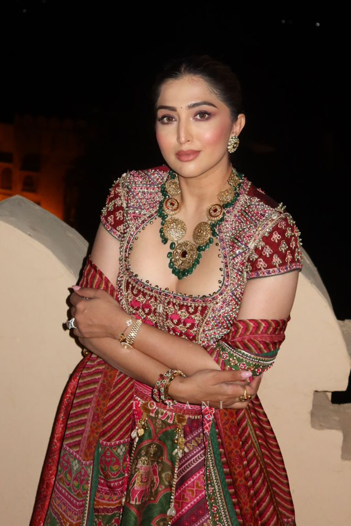 Janki Patel In Our Rangili Meenakshi Lehenga Set