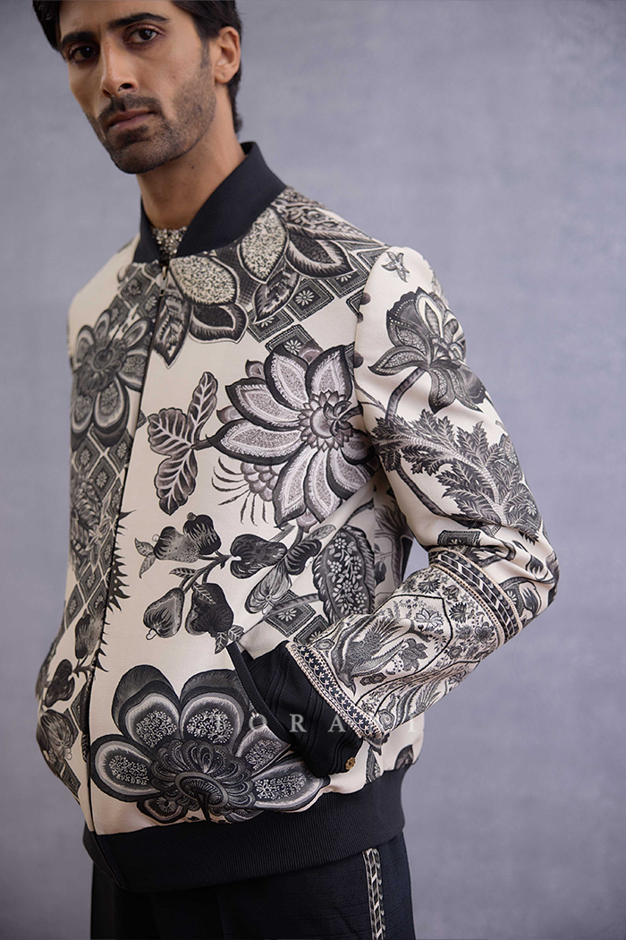 Kalamkari Darshit Bomber Jacket