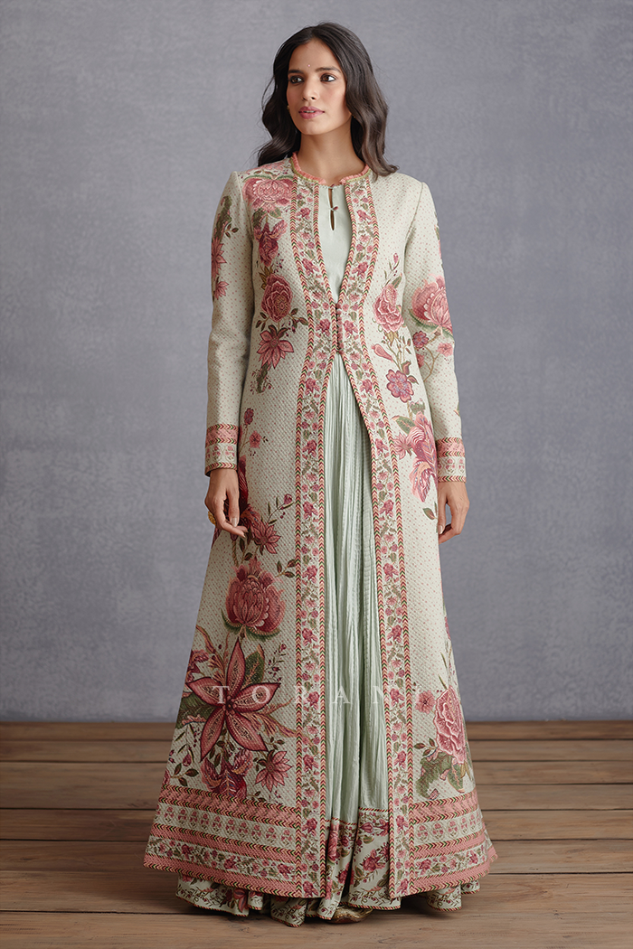 Jaituni Dhuni Jacquard Jacket Set