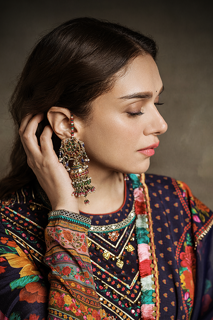 Aditi Rao Hydari in our Dil Rang Zareen Anarkali Set