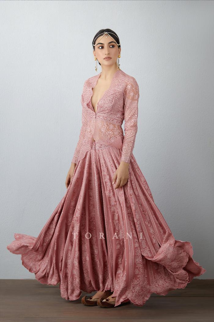 Gulbahar Hawai Jacket Set