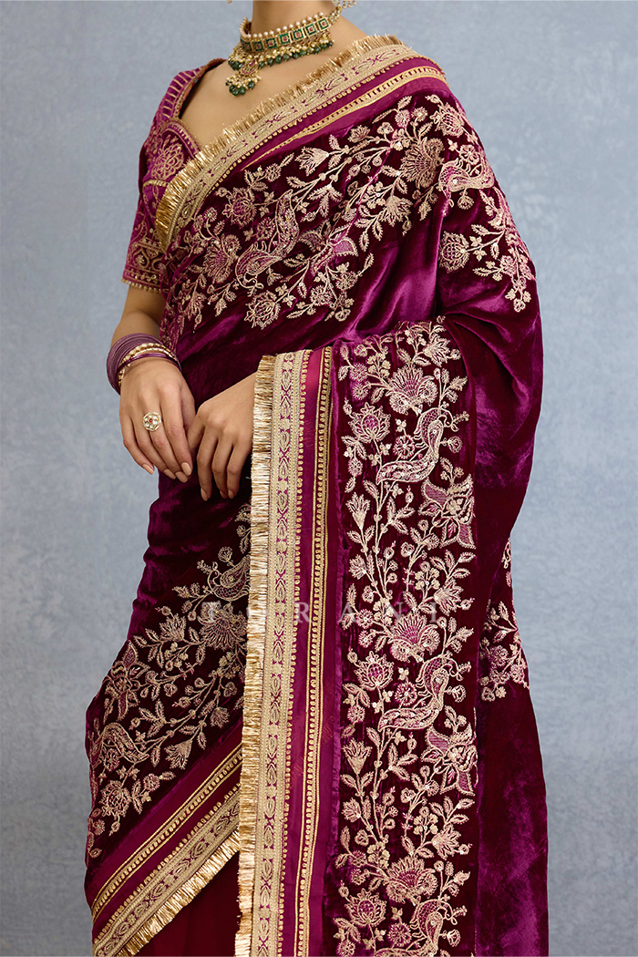 Shehtooti Makhmal Yashoda Saree