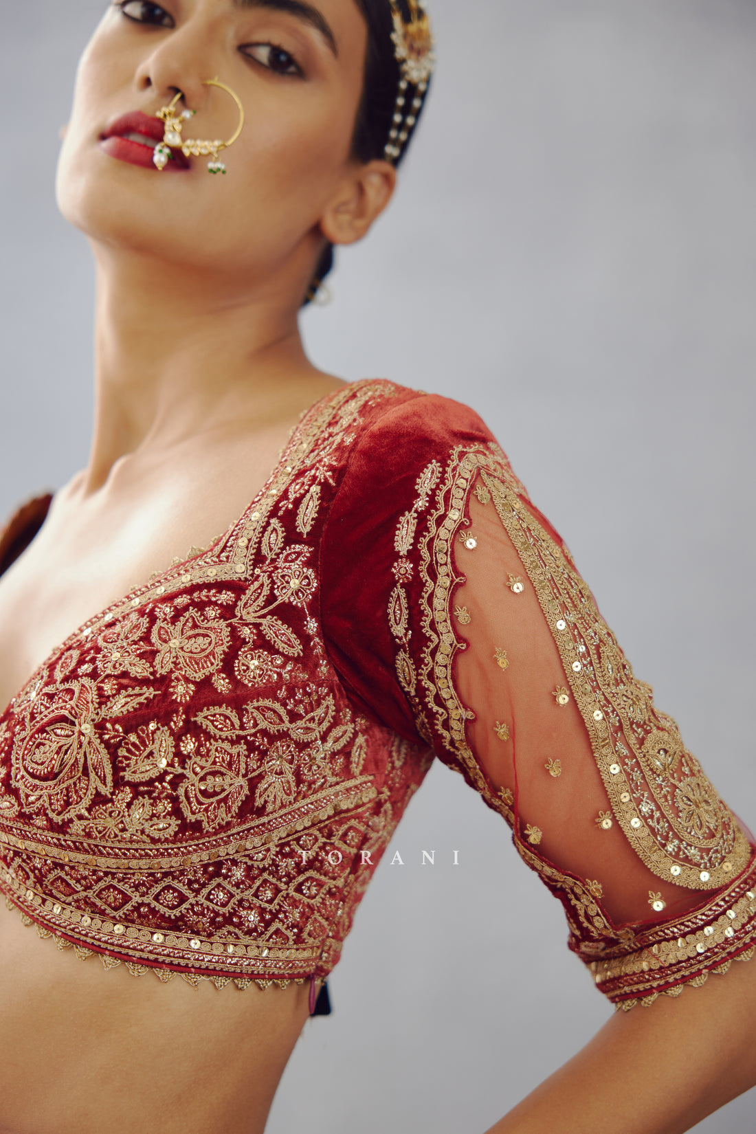 Sindoori Dhwani Blouse