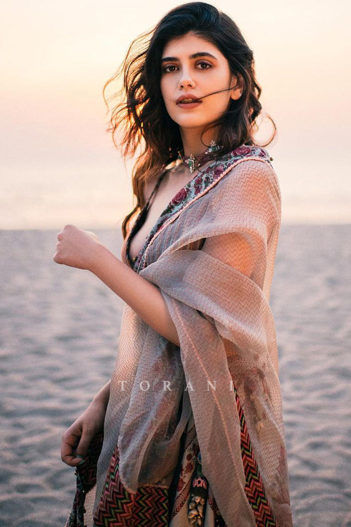 Sanjana Sanghi In Our Jaituni Waheeda Lehenga Set