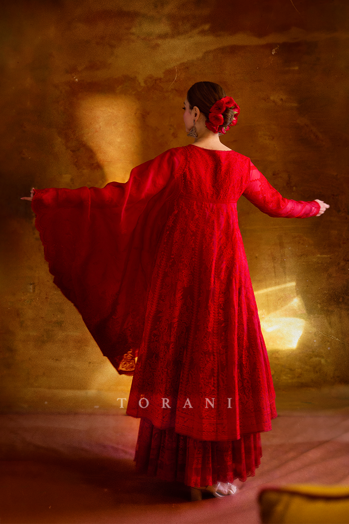 Tamannaah Bhatia in our Dil Surkh Kiran Anarkali Set