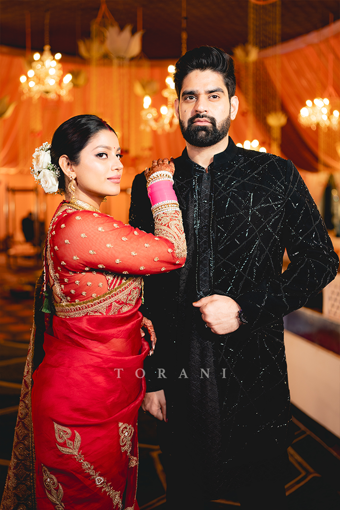 Ankita Singh in our Shamse Mariam Naazia Saree Set