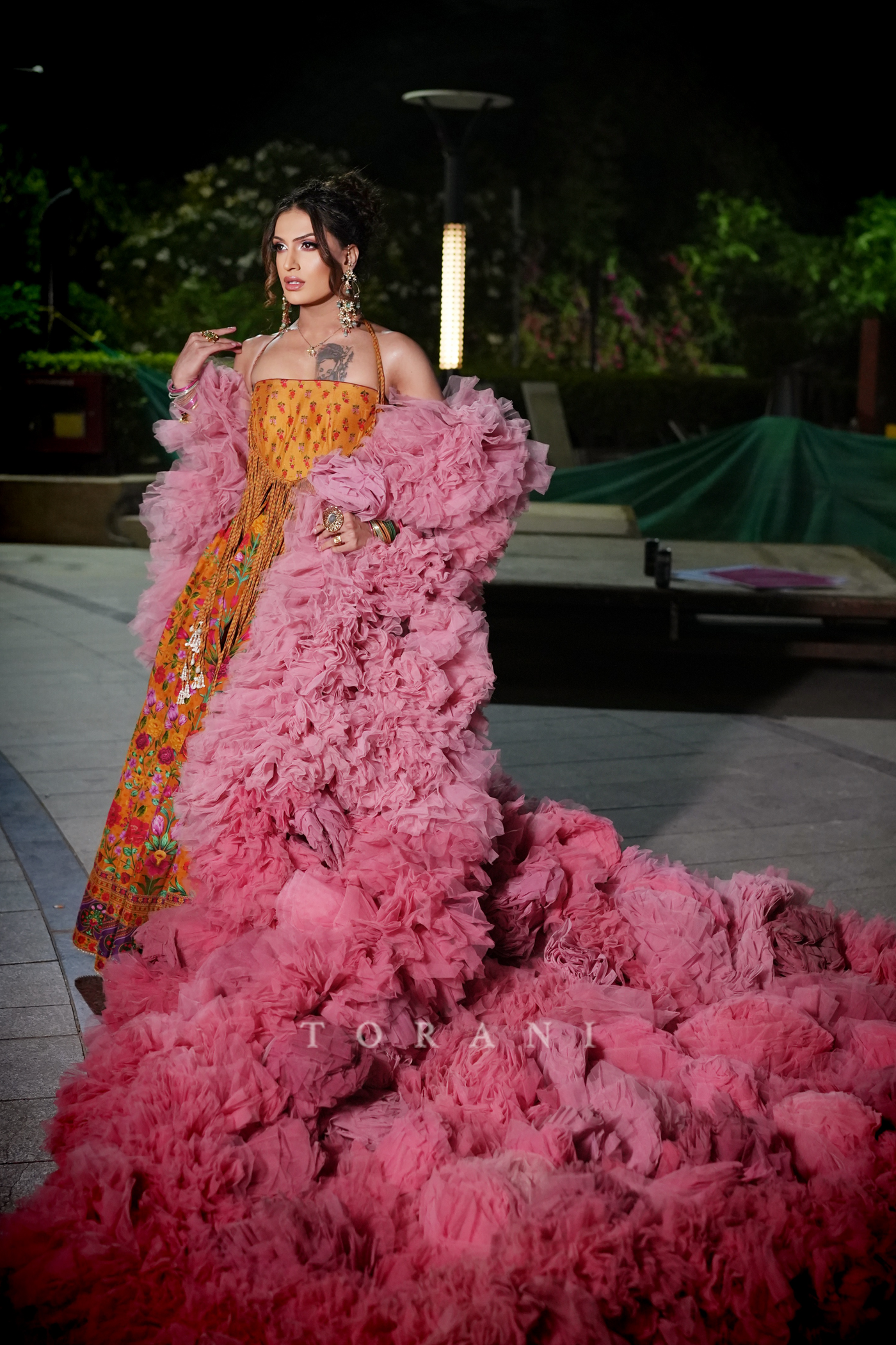 Sushant Divgikar in our Custom Dil Seher Kiara Sejal Lehenga Set