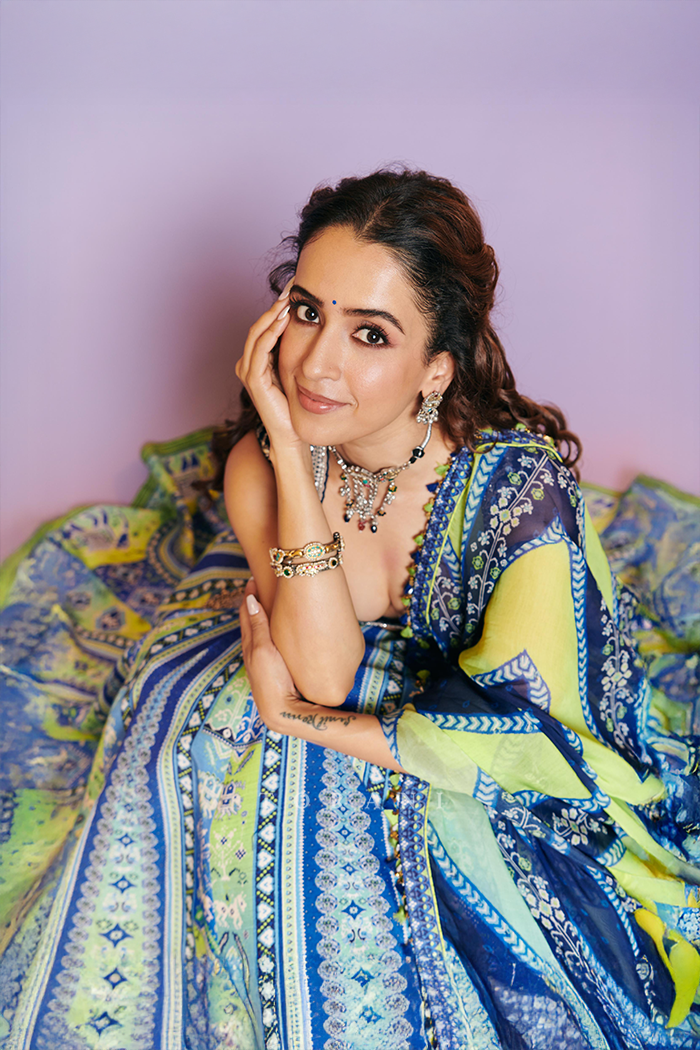 Sanya Malhotra in Our Custom Varnaabha Ranjini Lehenga Set