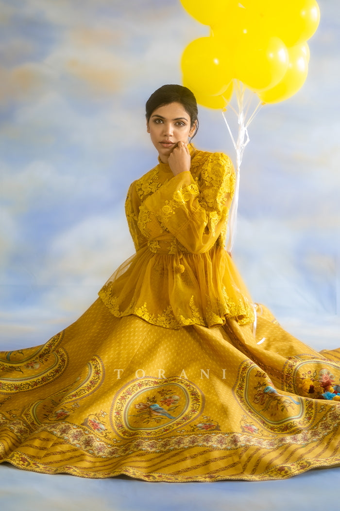 Shriya Pilgaonkar In Our Sunehra Poulami Lehenga Set