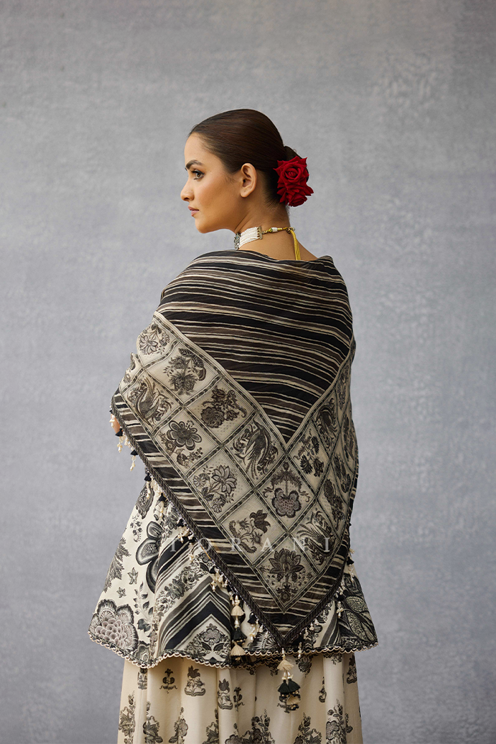 Kalamkari Anura Scarf