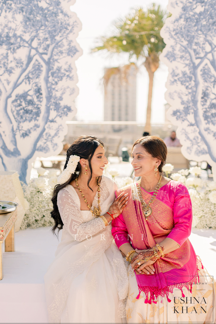 Hayley Sheth in our Swetah Yuvani Ramani Saree Set