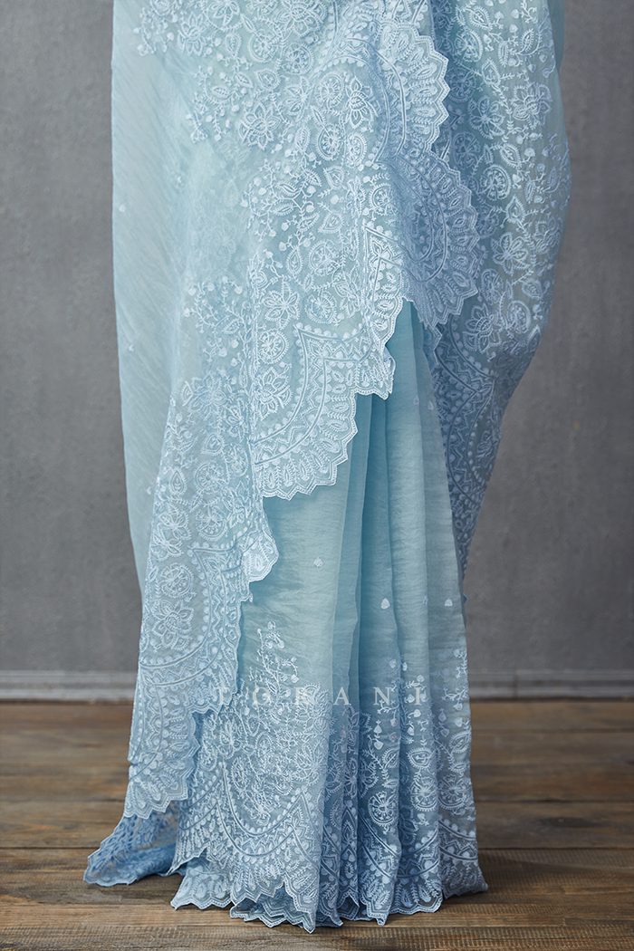 Aasmani Farrin Saree