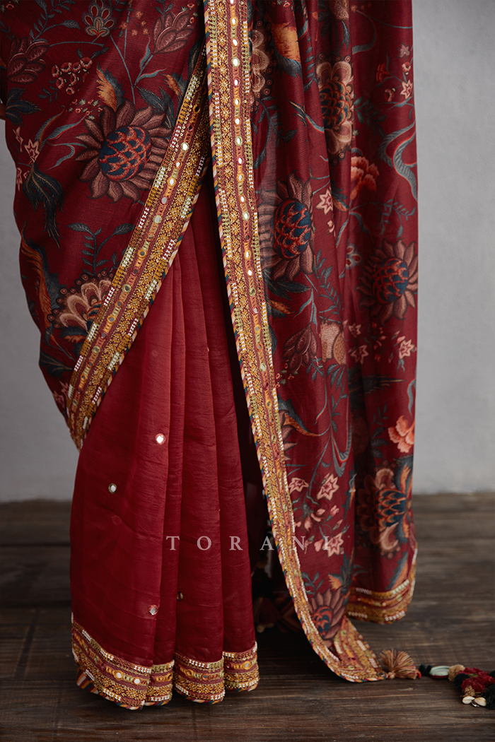 Sanobar Sheesha Revathi Saree