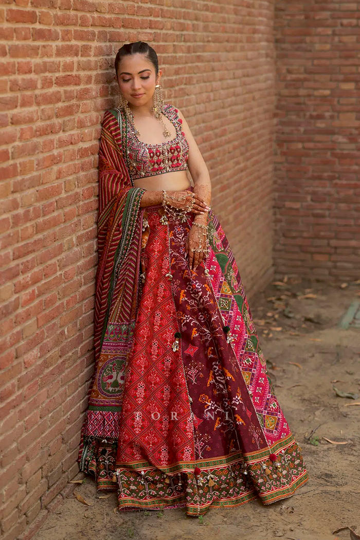 Saima Malhotra in our Rangili Meenakshi Lehenga Set