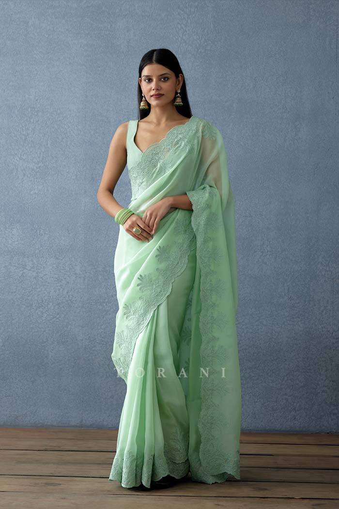 Sabz Afrah Saree