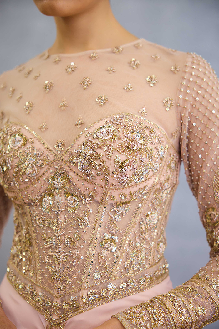 Gul-Mohar Aadhira Corset Set