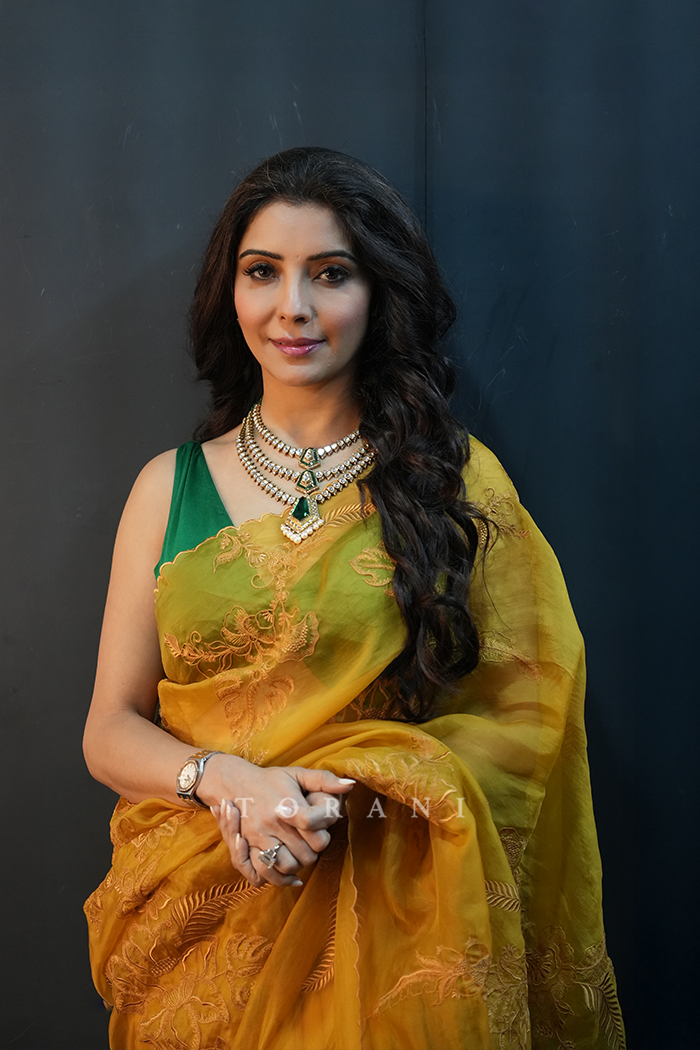 Jai Madaan in our Amaltas Pankhuri Saree