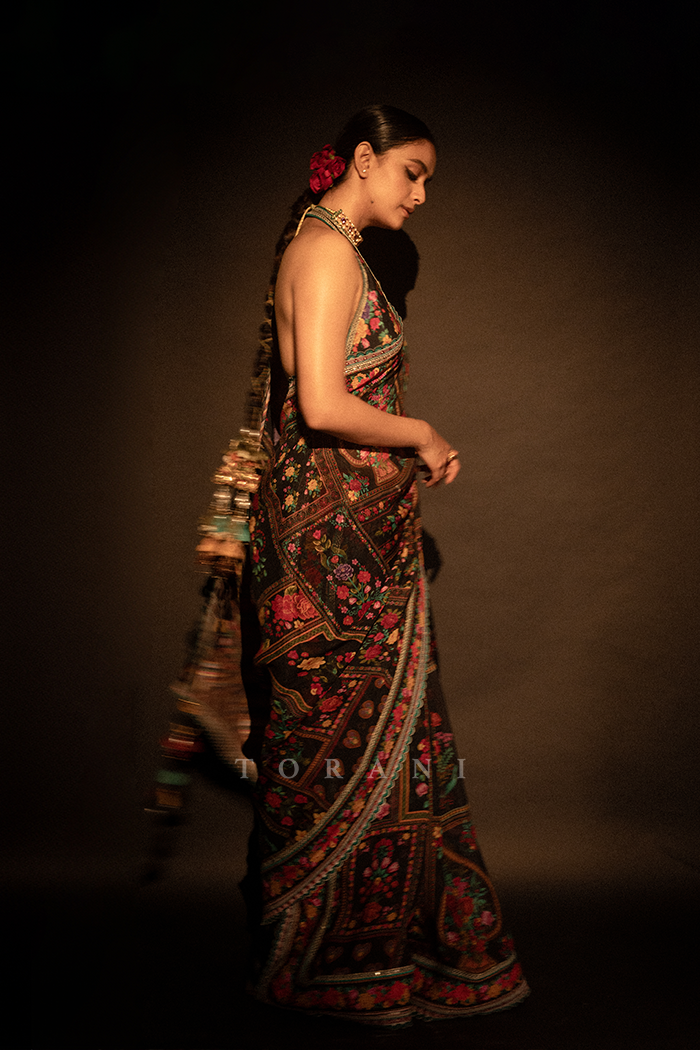 Keerthy Suresh In Our Dil Shaad Cyra Saree Set