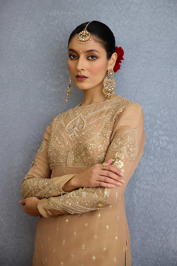 Talai Jahaanaara Khada Dupatta & Kurta Set