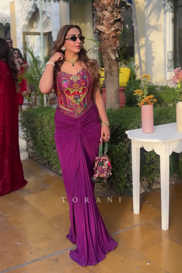 Shiana Kothari in our Dil Kusha Ursa Corset Set