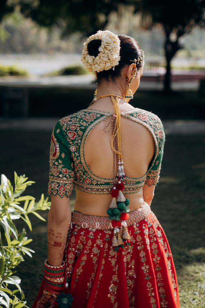 Shambhavi Dutta in our Custom Shamse Srisa Lehenga Set