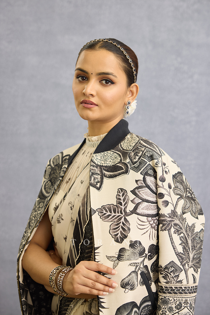 Kalamkari Darshit Bomber Jacket