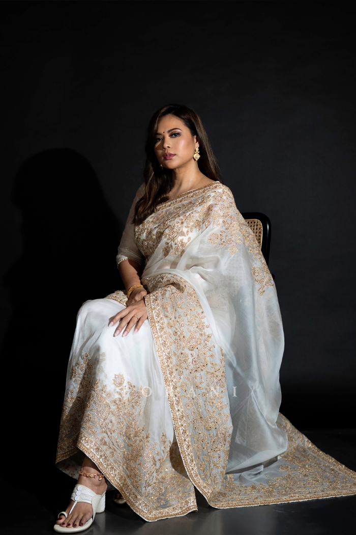 Lin Laishram In Our Gul-Bano Yashoda Saree Set