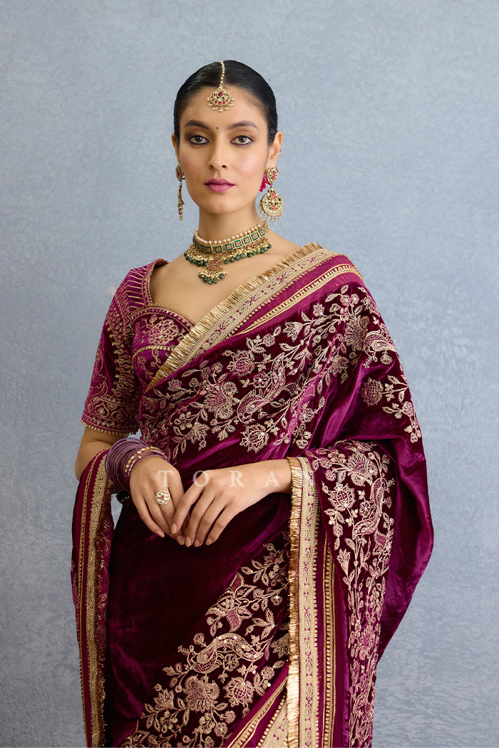 Shehtooti Makhmal Yashoda Saree
