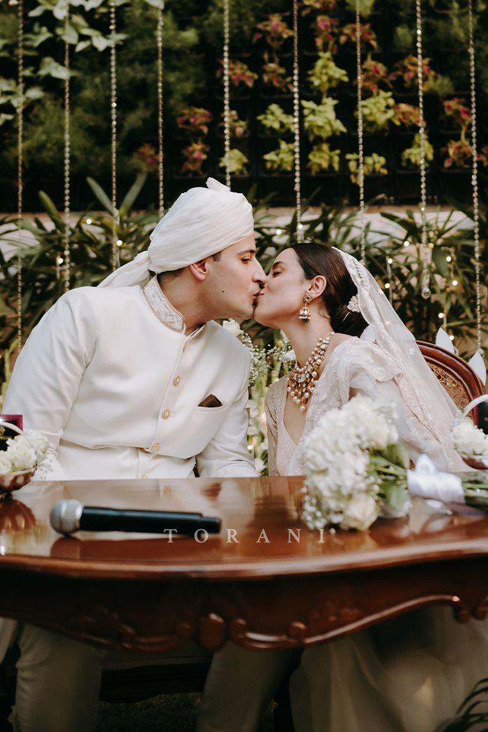 Varalika Dev in our Swetah Oshma Organza Saree Set