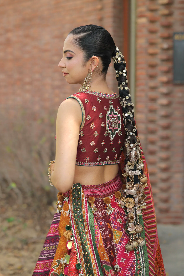 Saima Malhotra in our Rangili Meenakshi Lehenga Set